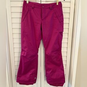 🩷🏂❄️ Burton Girls Youth Fuscia Pink Snow Snowboarding Pants Size Large 15/16